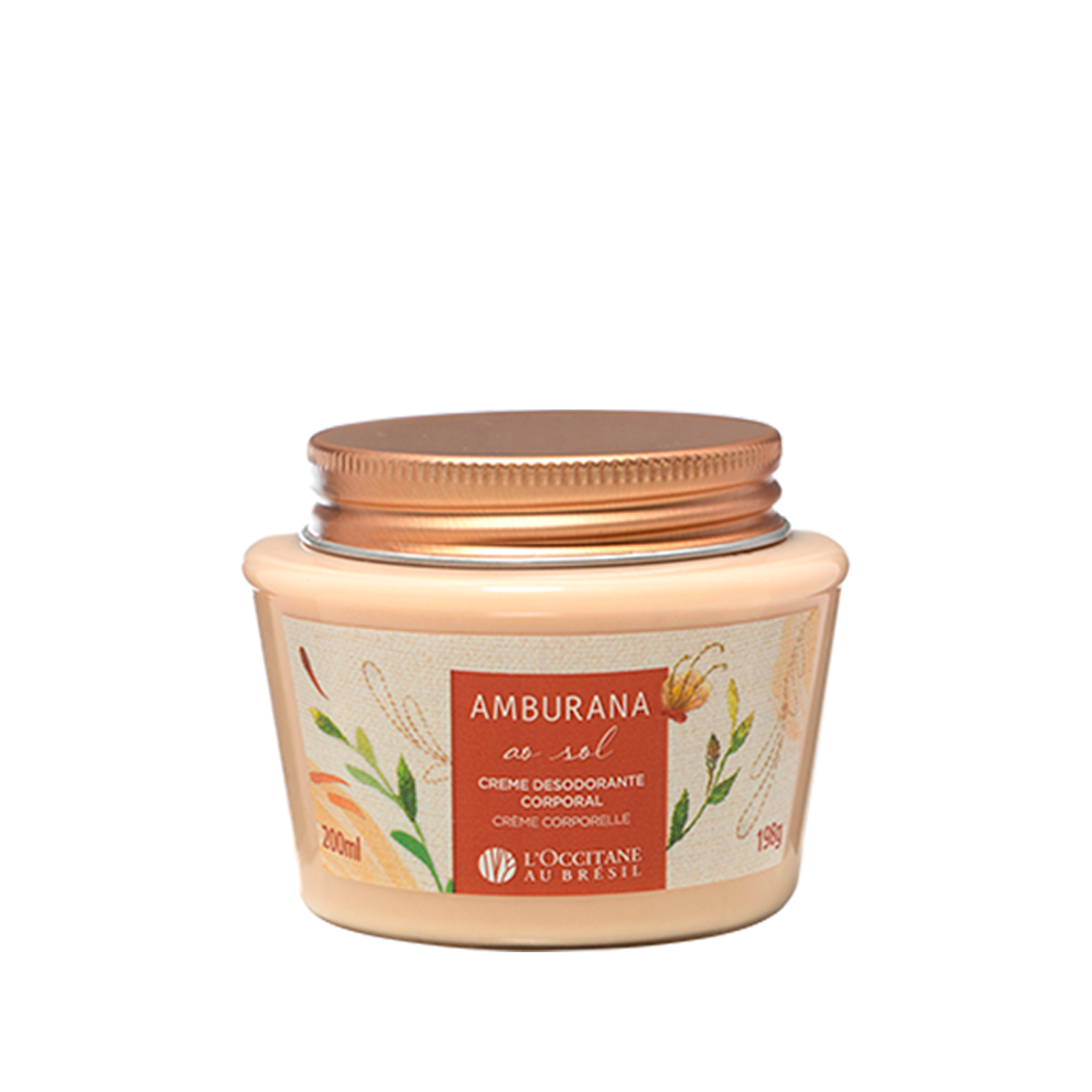 Creme Desodorante Corporal Amburana ao Sol 200ml, ,  large